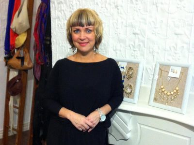 Lisa Drader-Murphy shows off her new boutique.